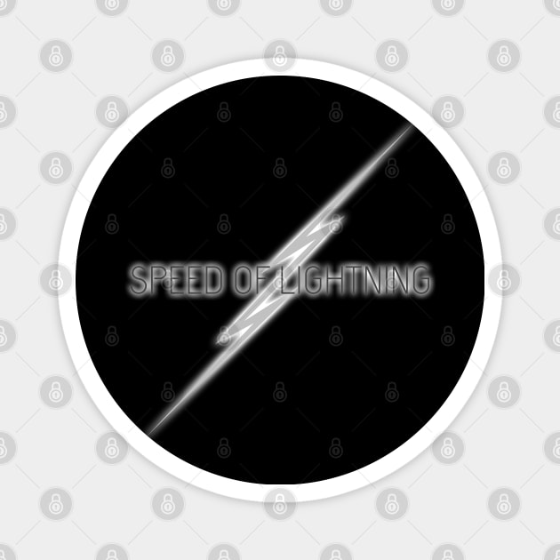 09 - Speed Of Lightning Magnet by SanTees